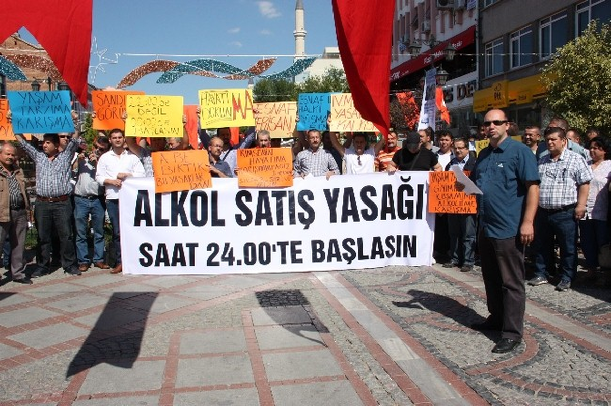 Edirne Esnafından Alkol Yasası\'na Tepki