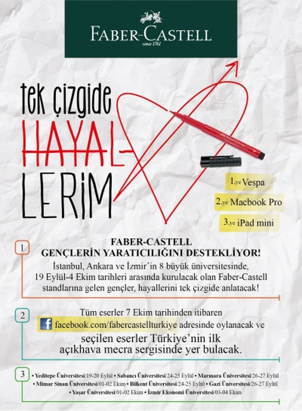 Faber-Castell Gençlerin Yaratıcılığını Destekliyor