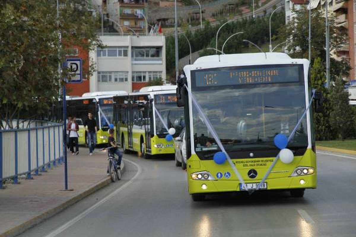 Kocaeli\'de Doğalgazlı Otobüsler Sefere Başladı