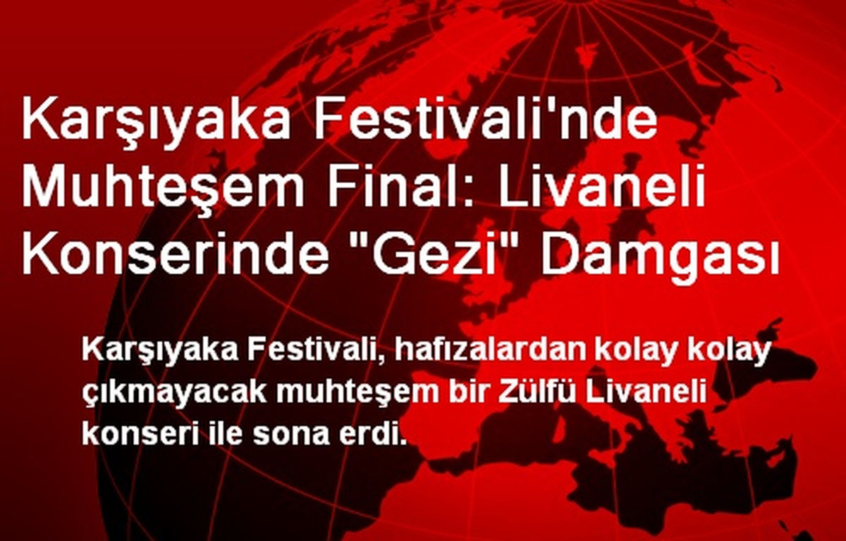 Karşıyaka Festivali\'nde Muhteşem Final: Livaneli Konserinde "Gezi" Damgası