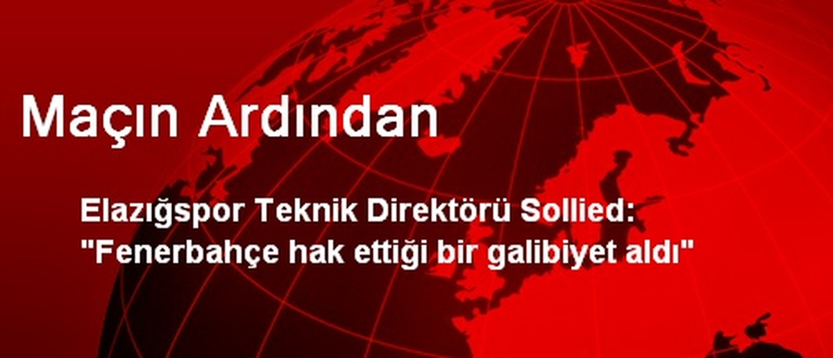 Maçın Ardından
