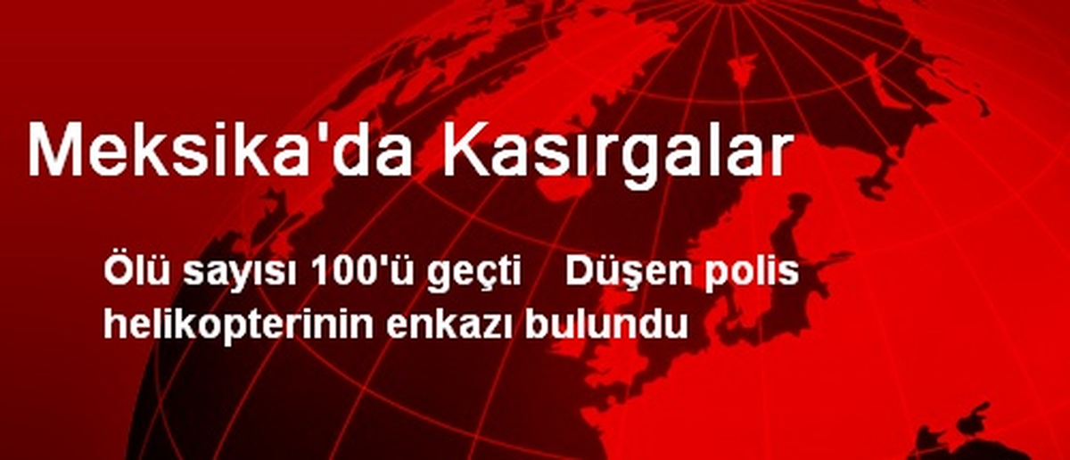 Meksika\'da Kasırgalar