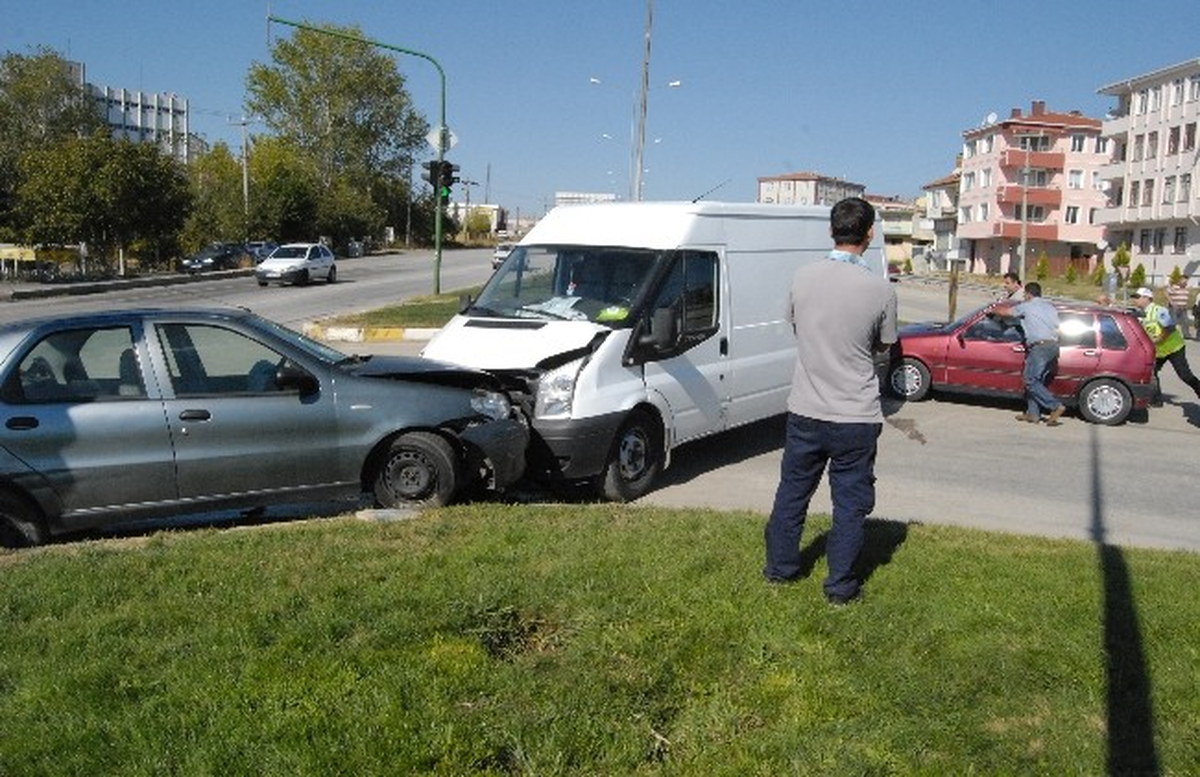 Tekirdağ\'da Zincirleme Kaza