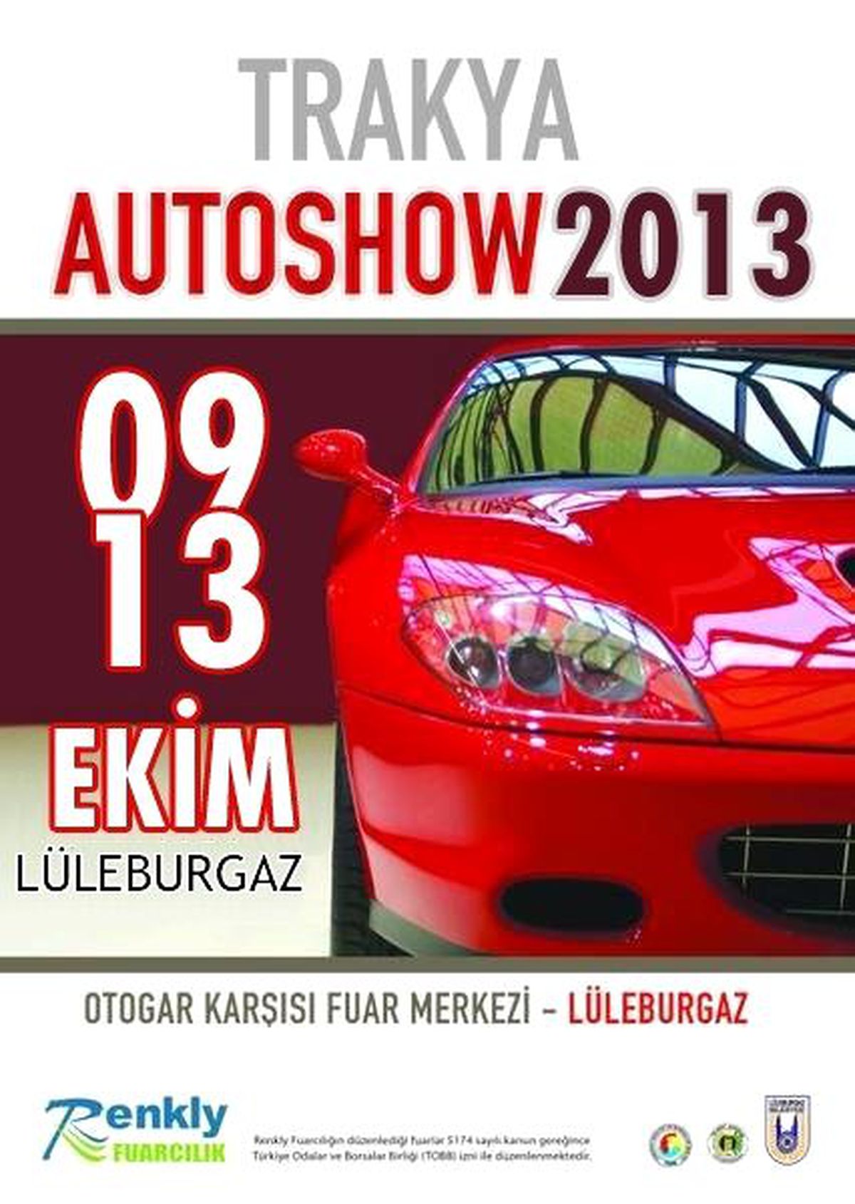 Trakya Autoshowfuarı 9 Ekim\'de Başlıyor