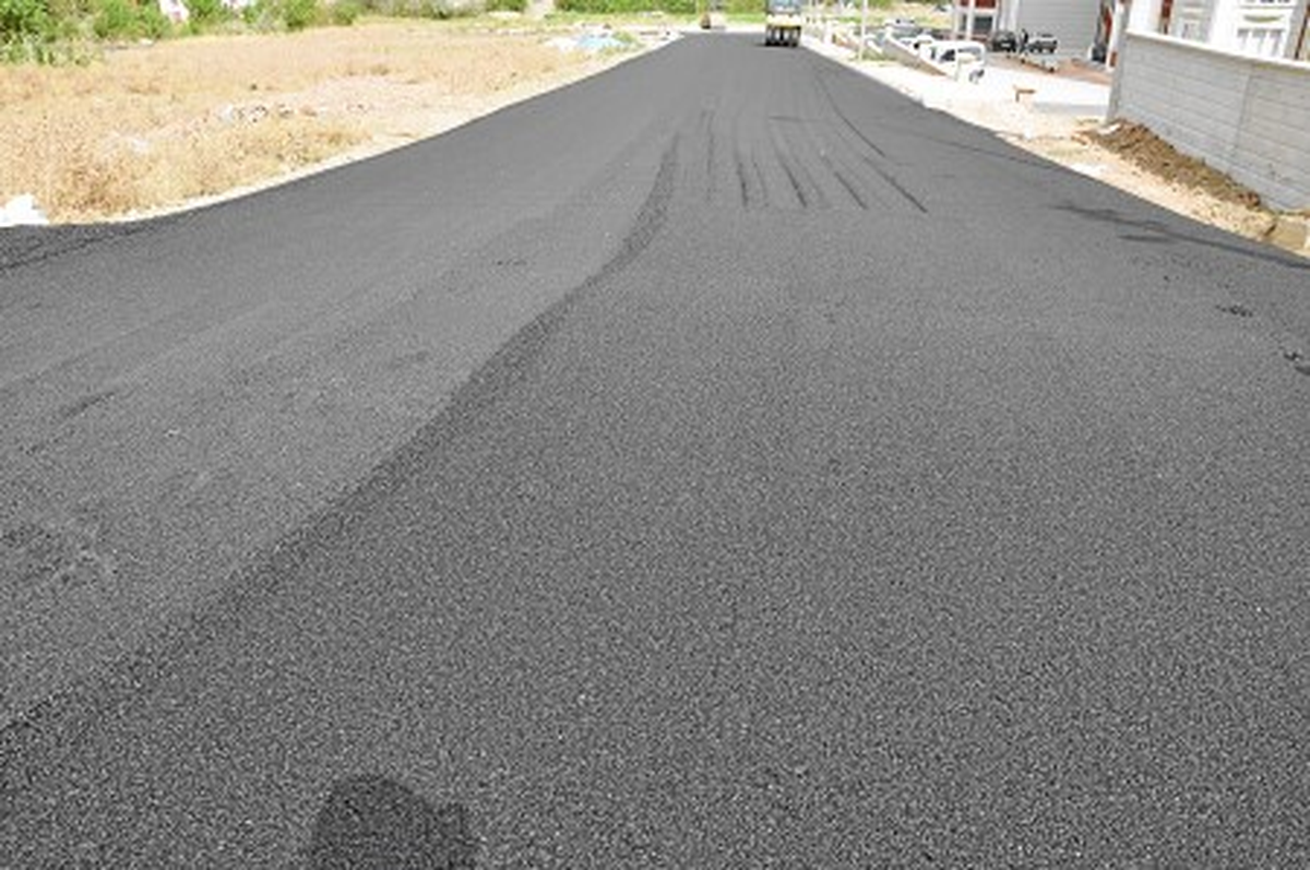 Zile\'de Asfalt Çalışması