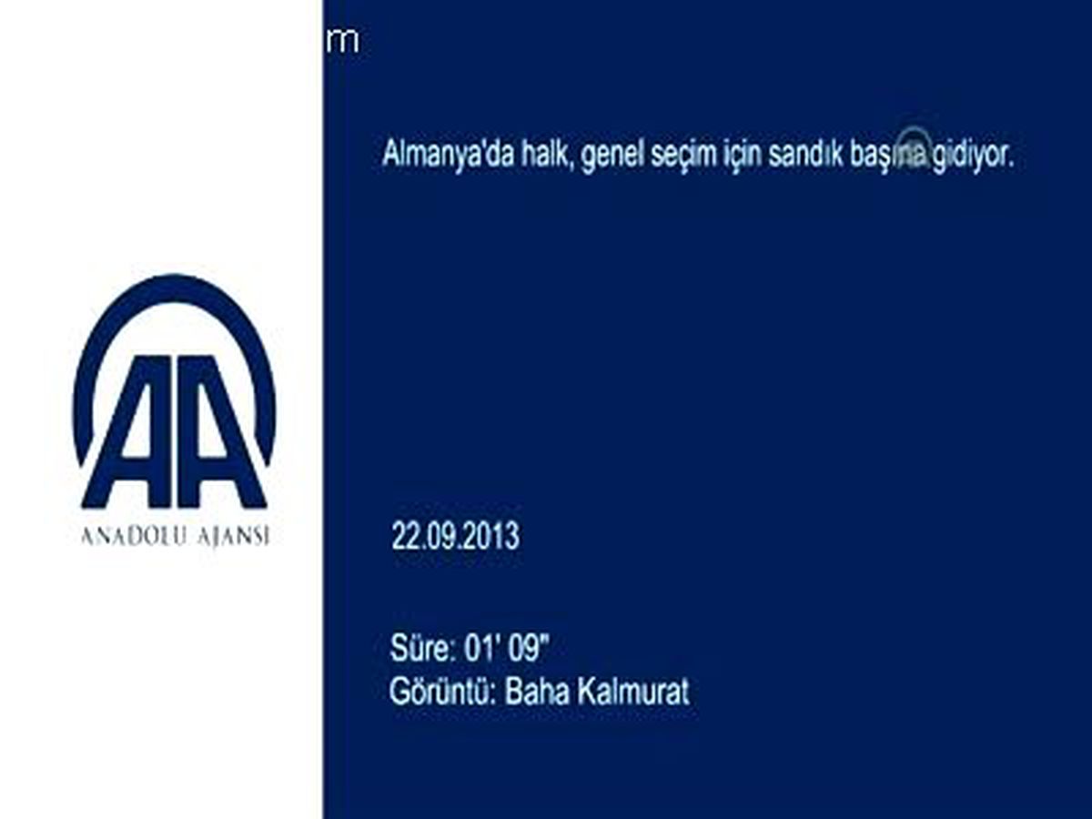 Almanya\'da halk, genel seçim için sandık başına gidiyor