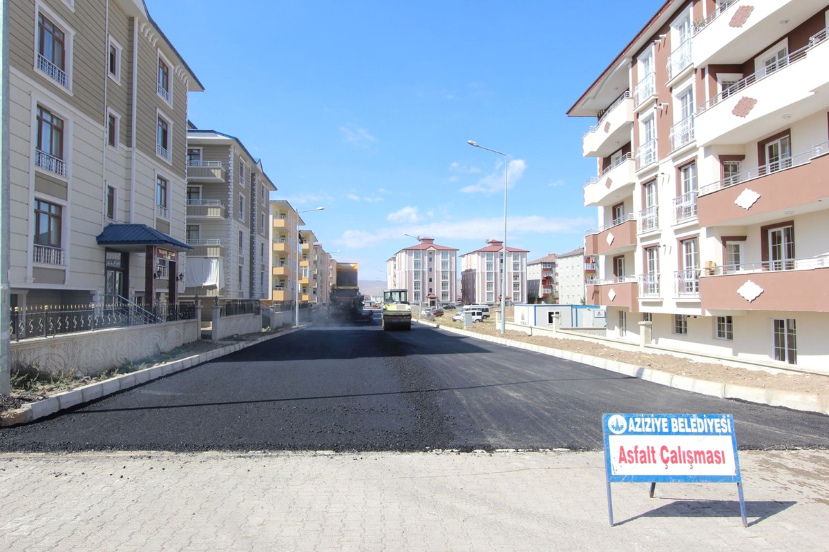 Aziziye Belediyesi Asfalt Çalışması