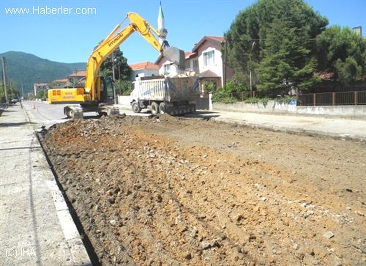 Bolu\'da Yol Yapım Çalışmaları