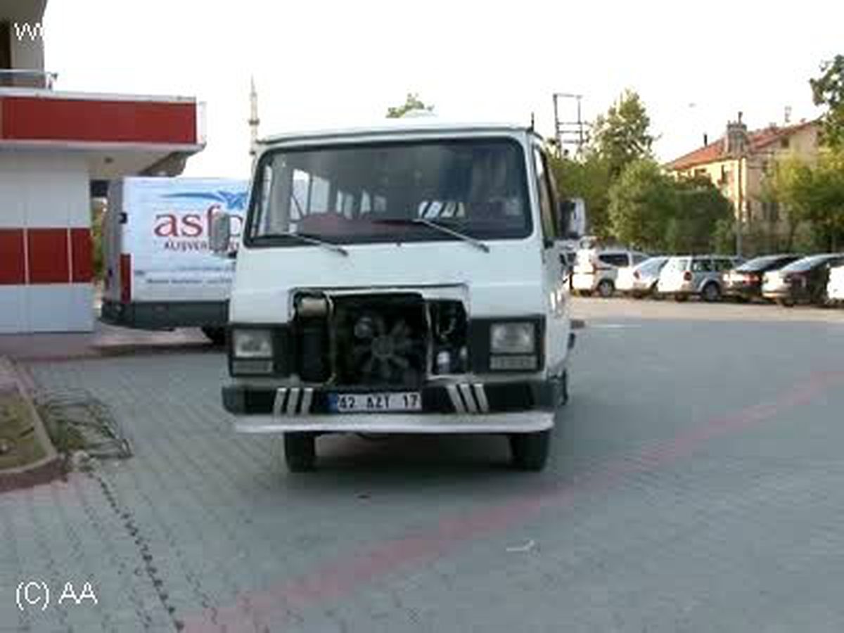 Çaldığı iddia edilen aracın içinde uyurken yakalandı KONYA