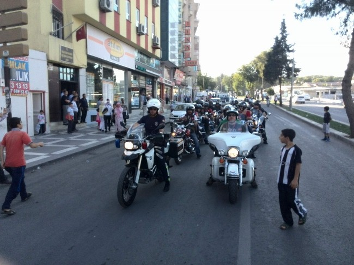 Harley Davidson Riders Motosiklet Kulübü Üyeleri Şanlıurfa\'da