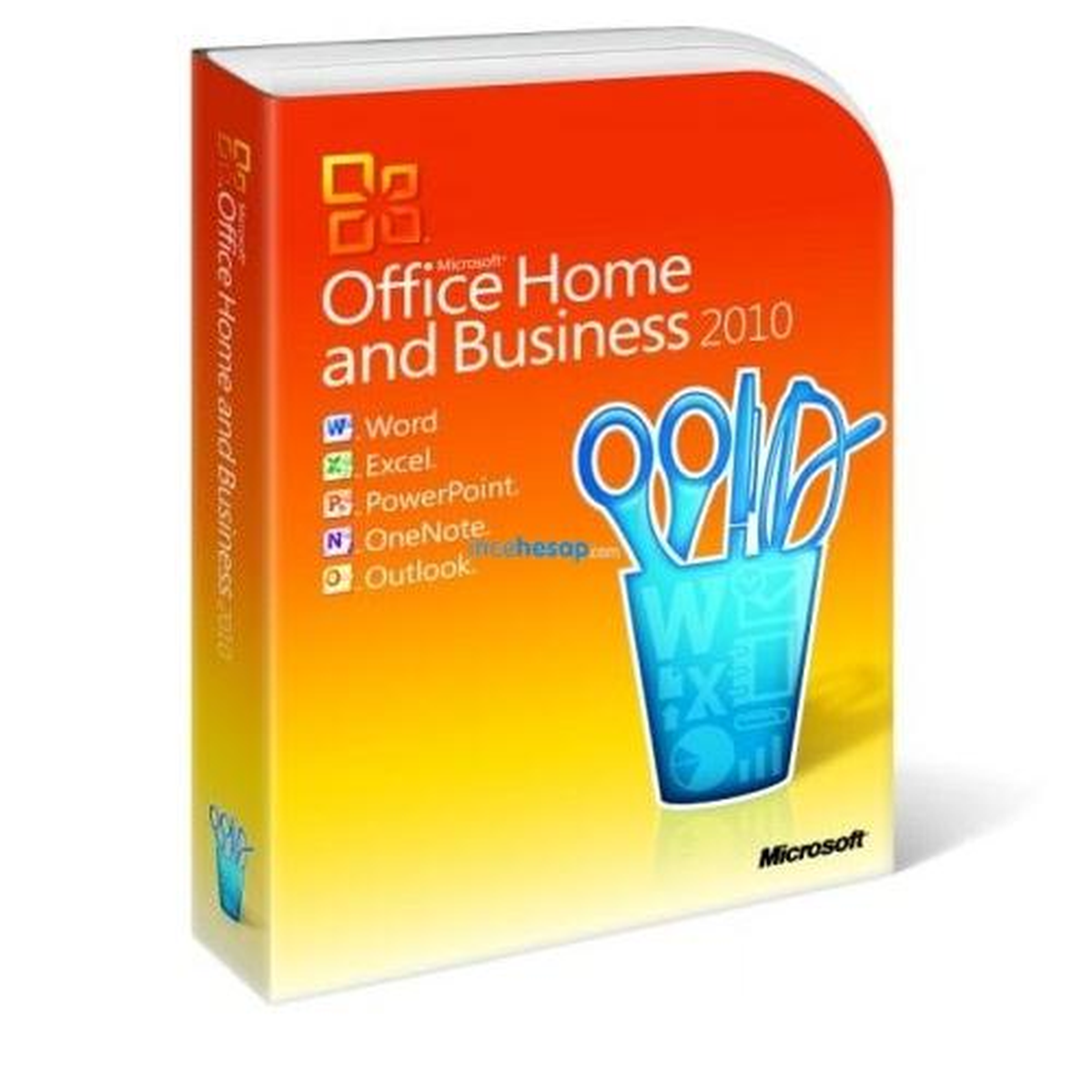 Microsoft Office 2010 Home And Business Türkçe Kutu (T5d-00409)