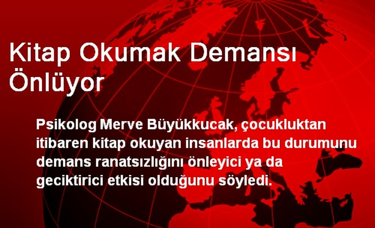 Kitap Okumak Demansı Önlüyor