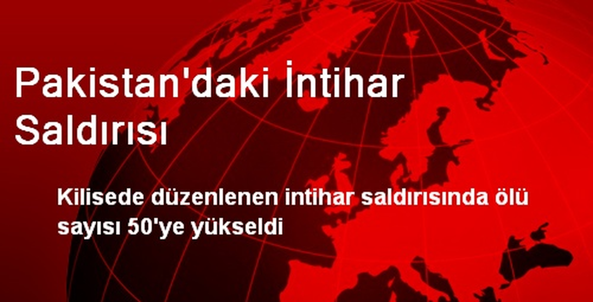 Pakistan\'daki İntihar Saldırısı