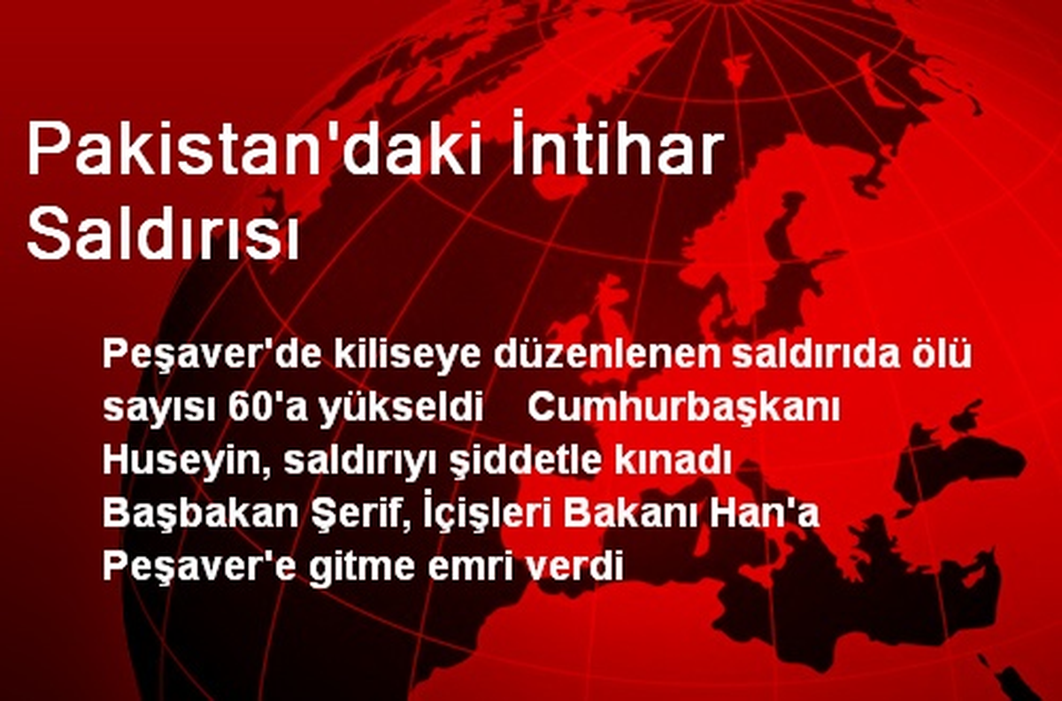 Pakistan\'daki İntihar Saldırısı