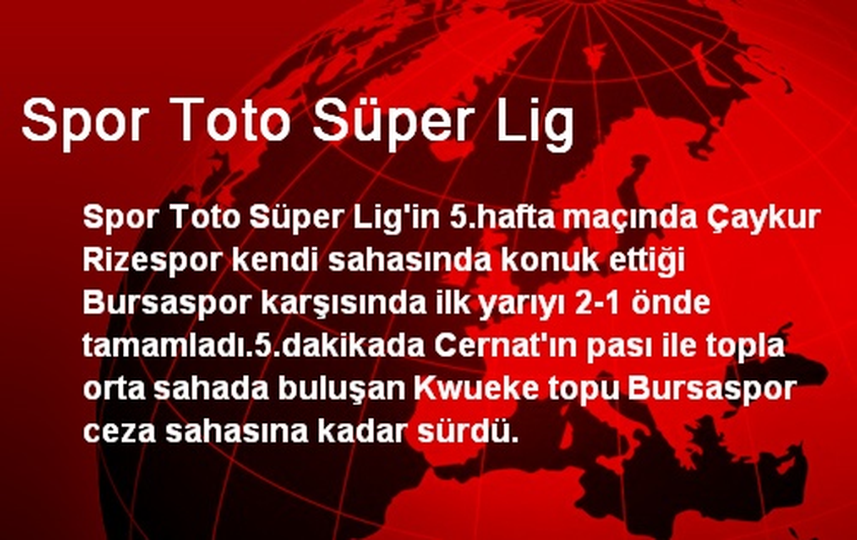 Spor Toto Süper Lig