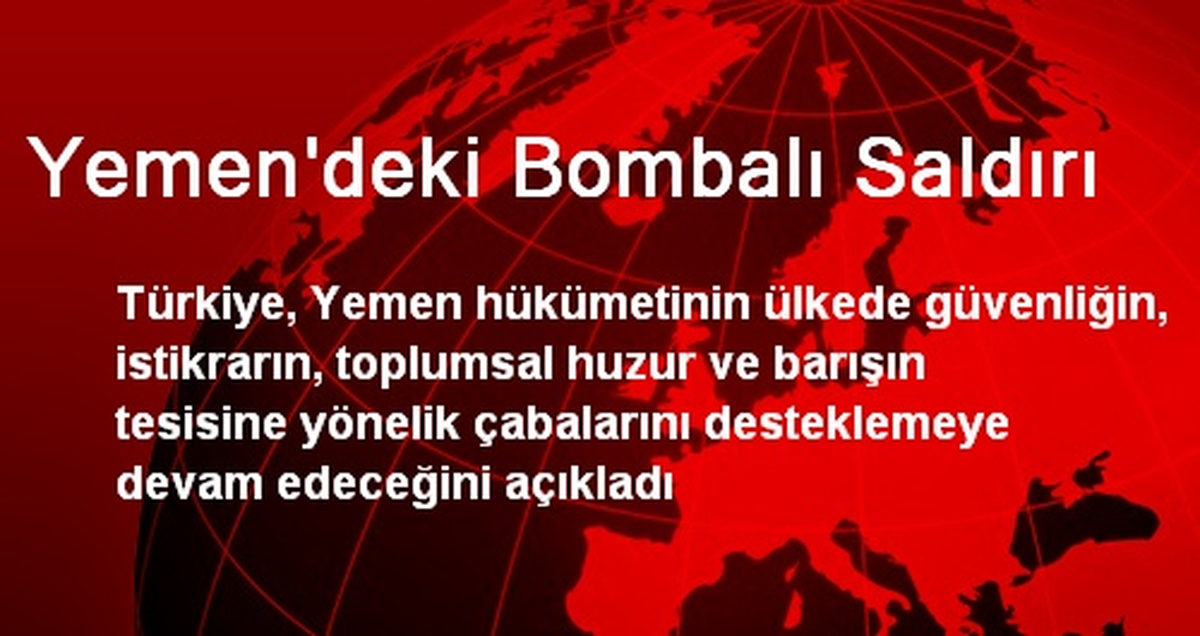 Yemen\'deki Bombalı Saldırı