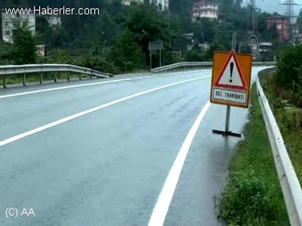 Şiddetli yağışın ardından RİZE