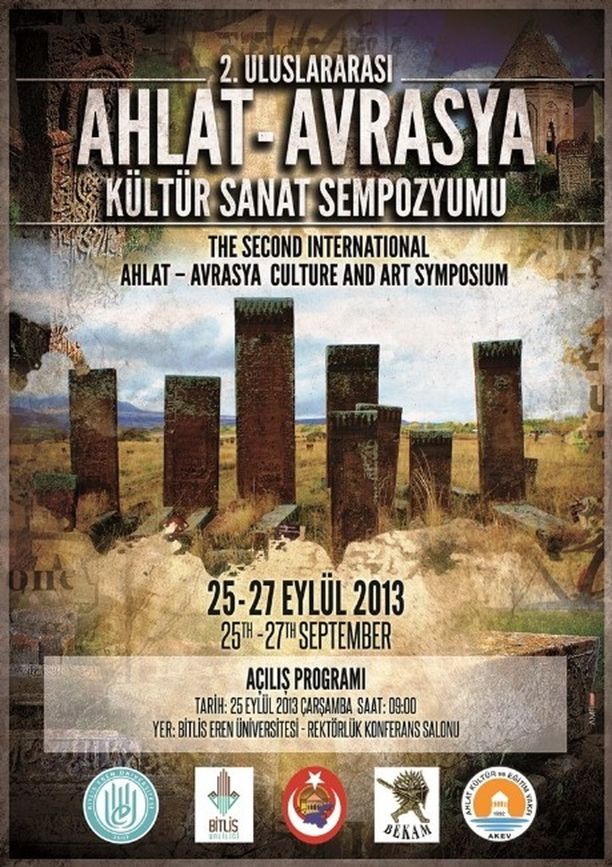 Ahlat Avrasya Kültür Sanat Sempozyomu Düzenlenecek