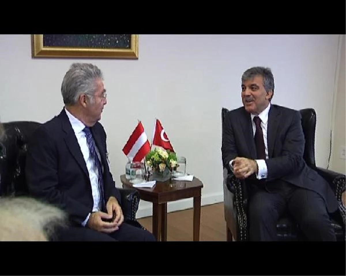 Cumhurbaşkanı Gül, Avusturya Cumhurbaşkanı Fischer ile Görüştü