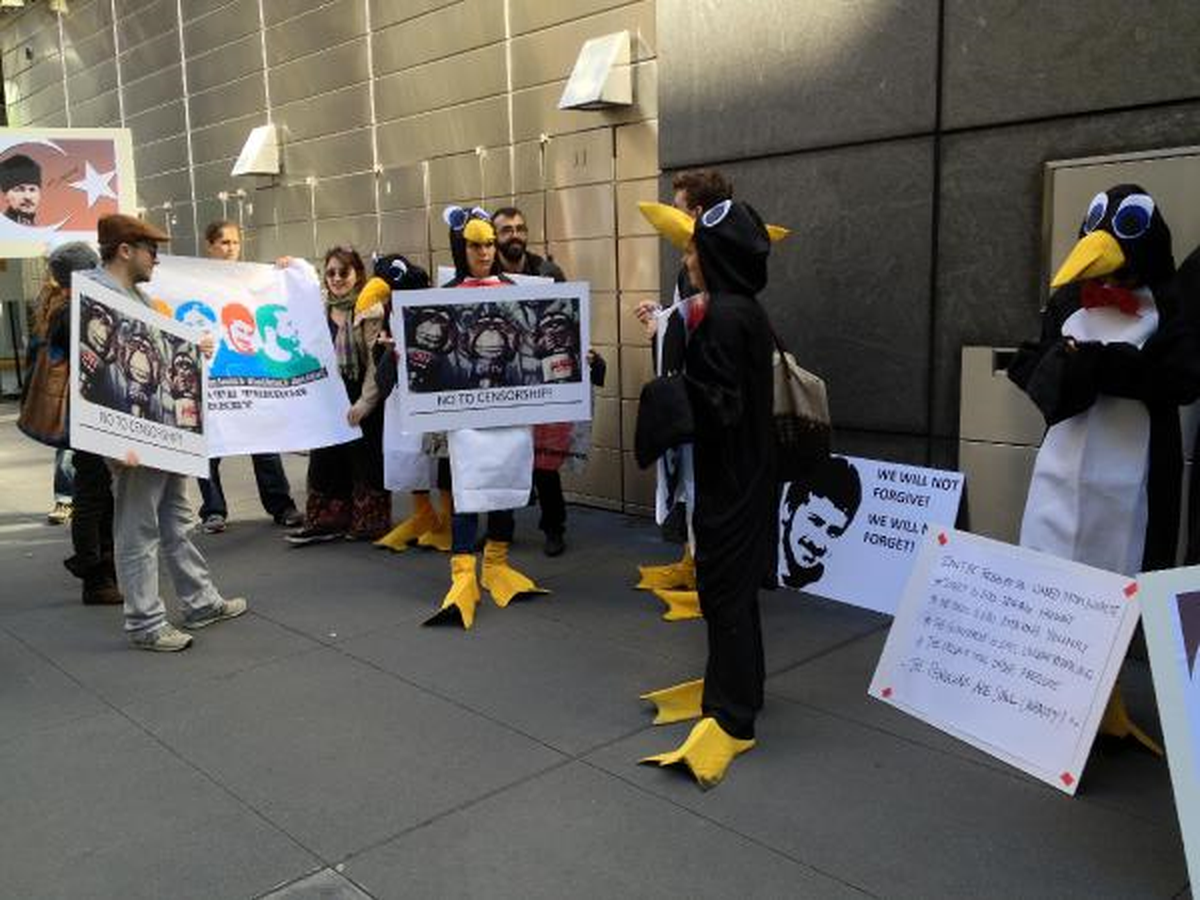 Cumhurbaşkanı Gül\'e, New York\'ta Gezi Protestosu