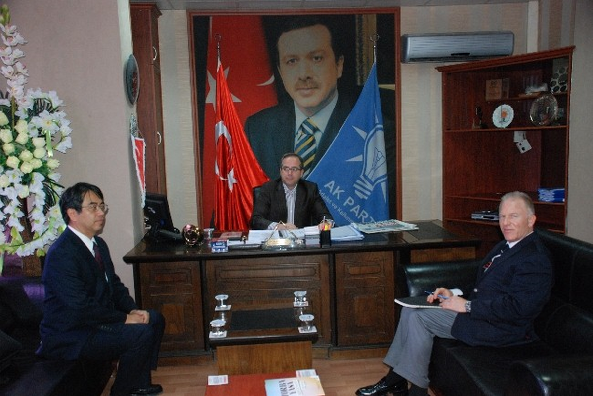 Japonya Ankara Büyükelçiliği Başkatibinden AK Parti İl Başkanı Altaç\'a Ziyaret