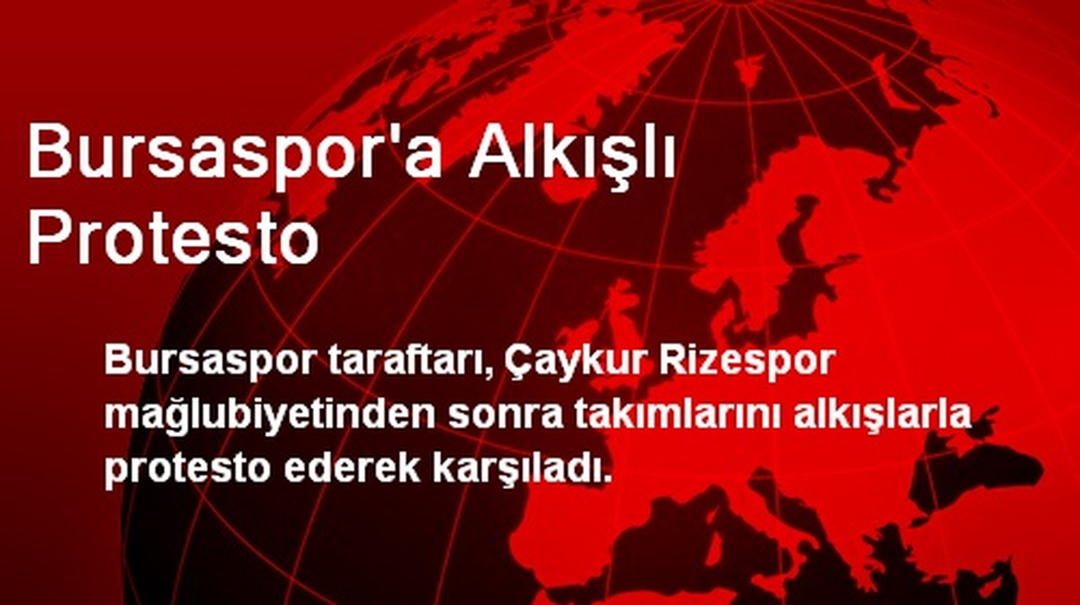 Bursaspor\'a Alkışlı Protesto