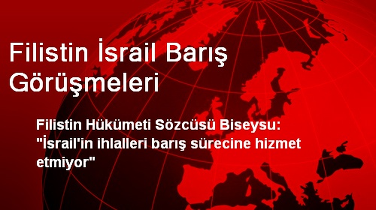 Filistin İsrail Barış Görüşmeleri