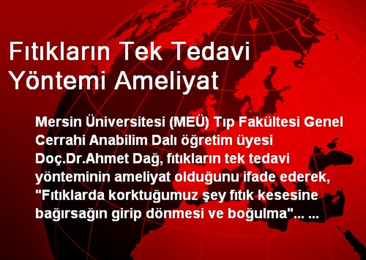 Fıtığın Tek Çözümü Ameliyat