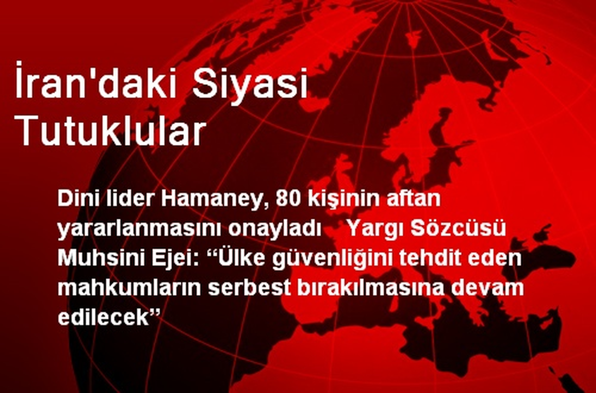 İran\'daki Siyasi Tutuklular
