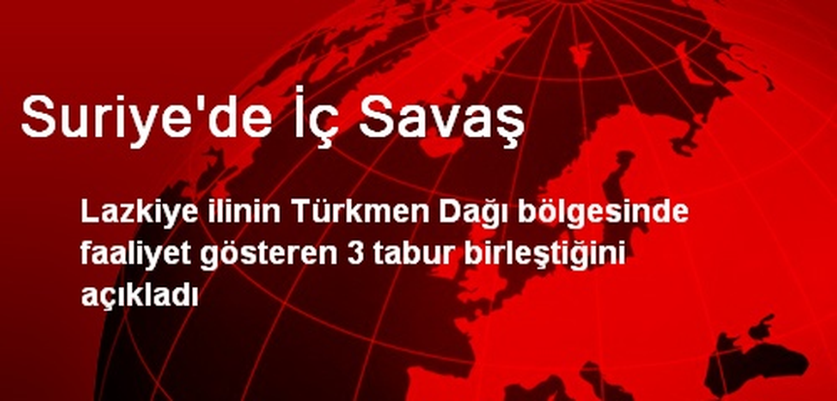 Suriye\'de İç Savaş