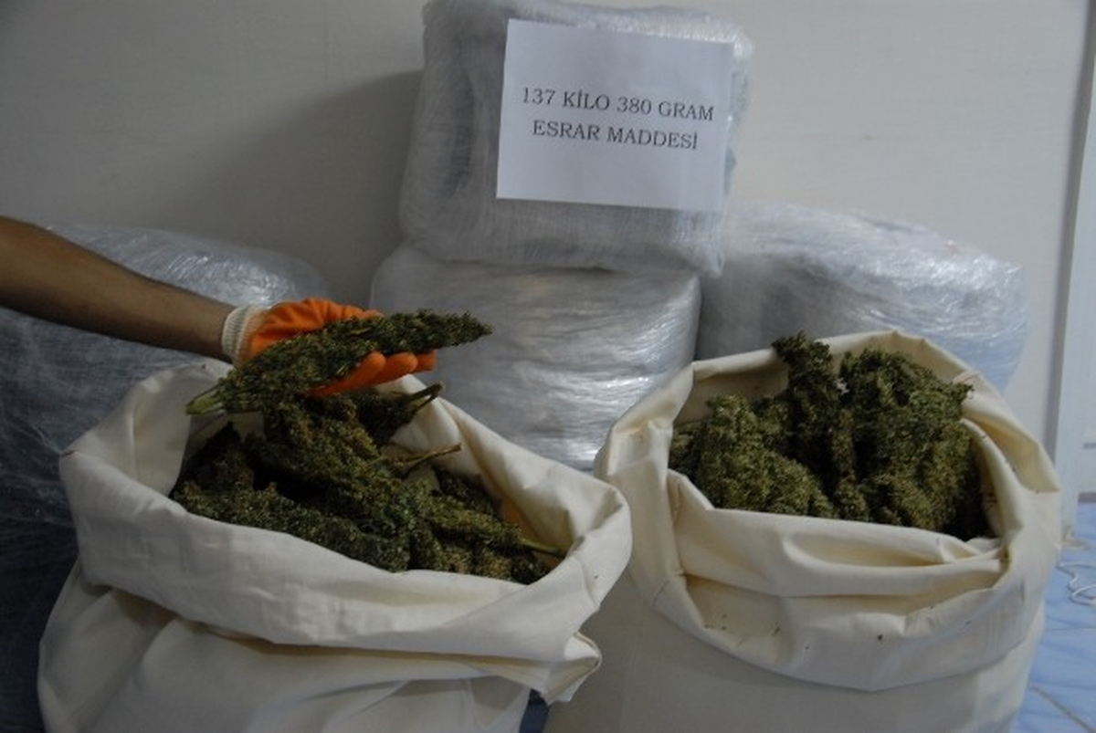 Şanlıurfa\'da 137 Kilo Esrar Maddesi Ele Geçirildi