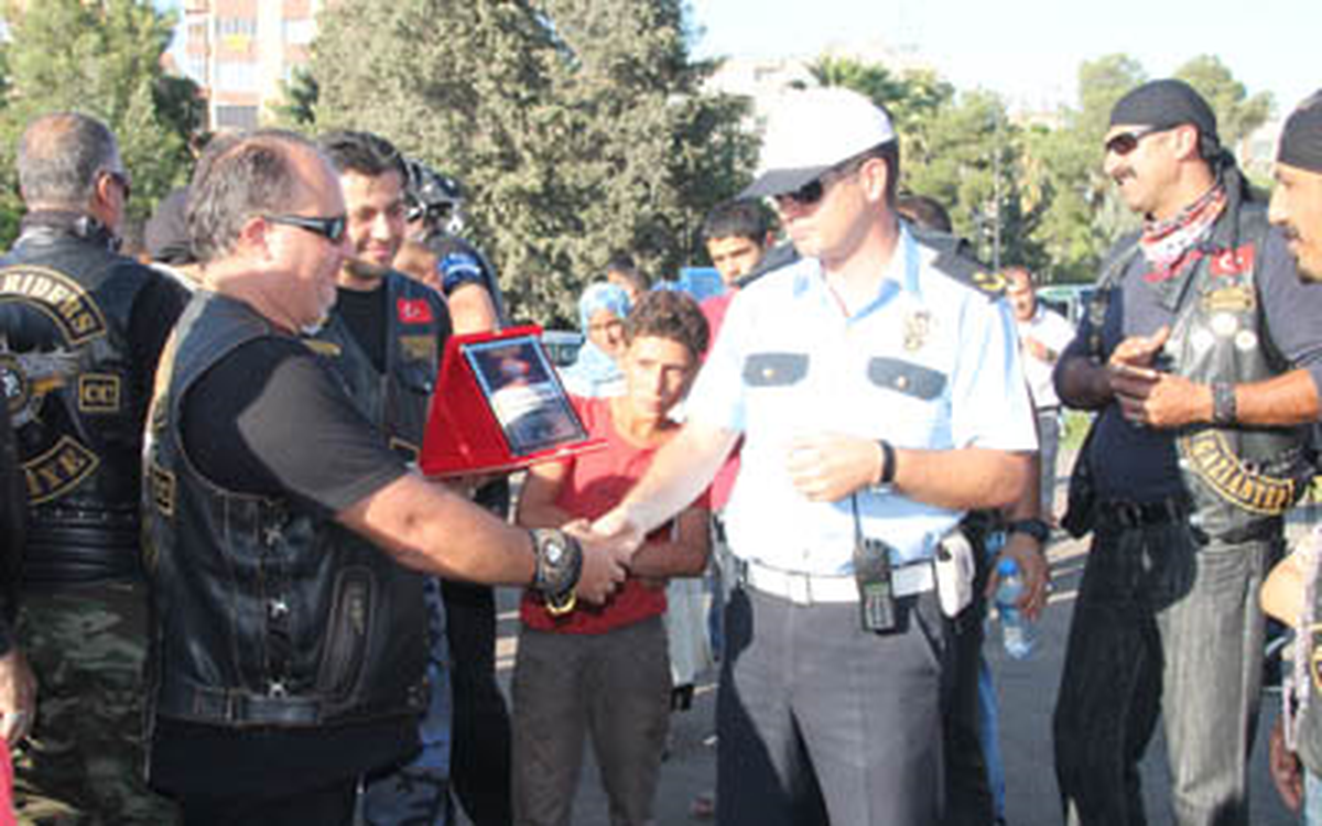 Şanlıurfa\'da Türk Riders Chopers Club Rüzgarı