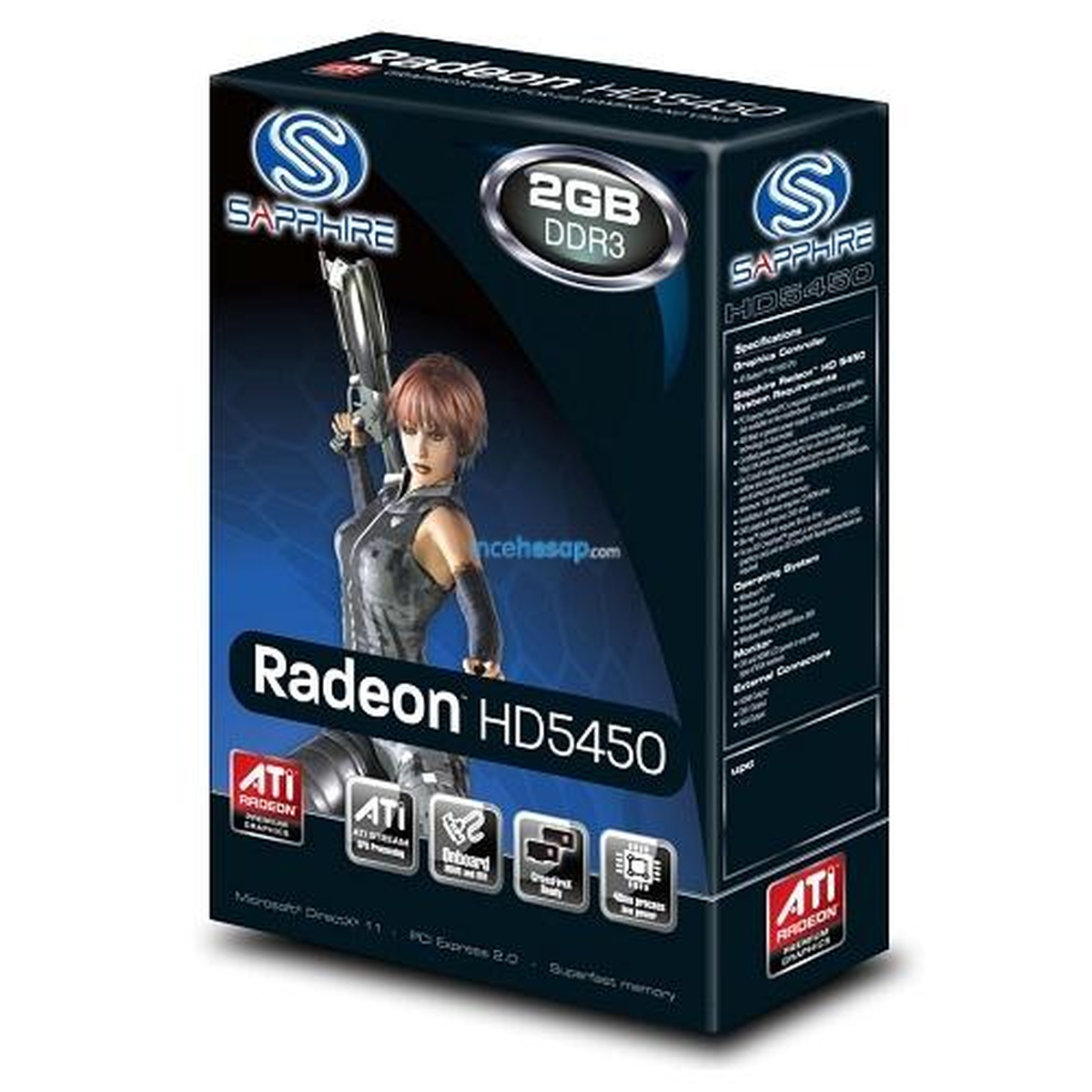 Sapphıre Atı Hd5450 2gb 64bıt Ddr3 Hdmı/dvı 16x