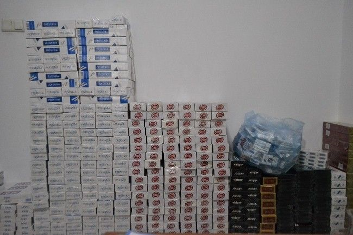 Ulaş\'ta 58 Bin 700 Paket Kaçak Sigara Ele Geçirildi