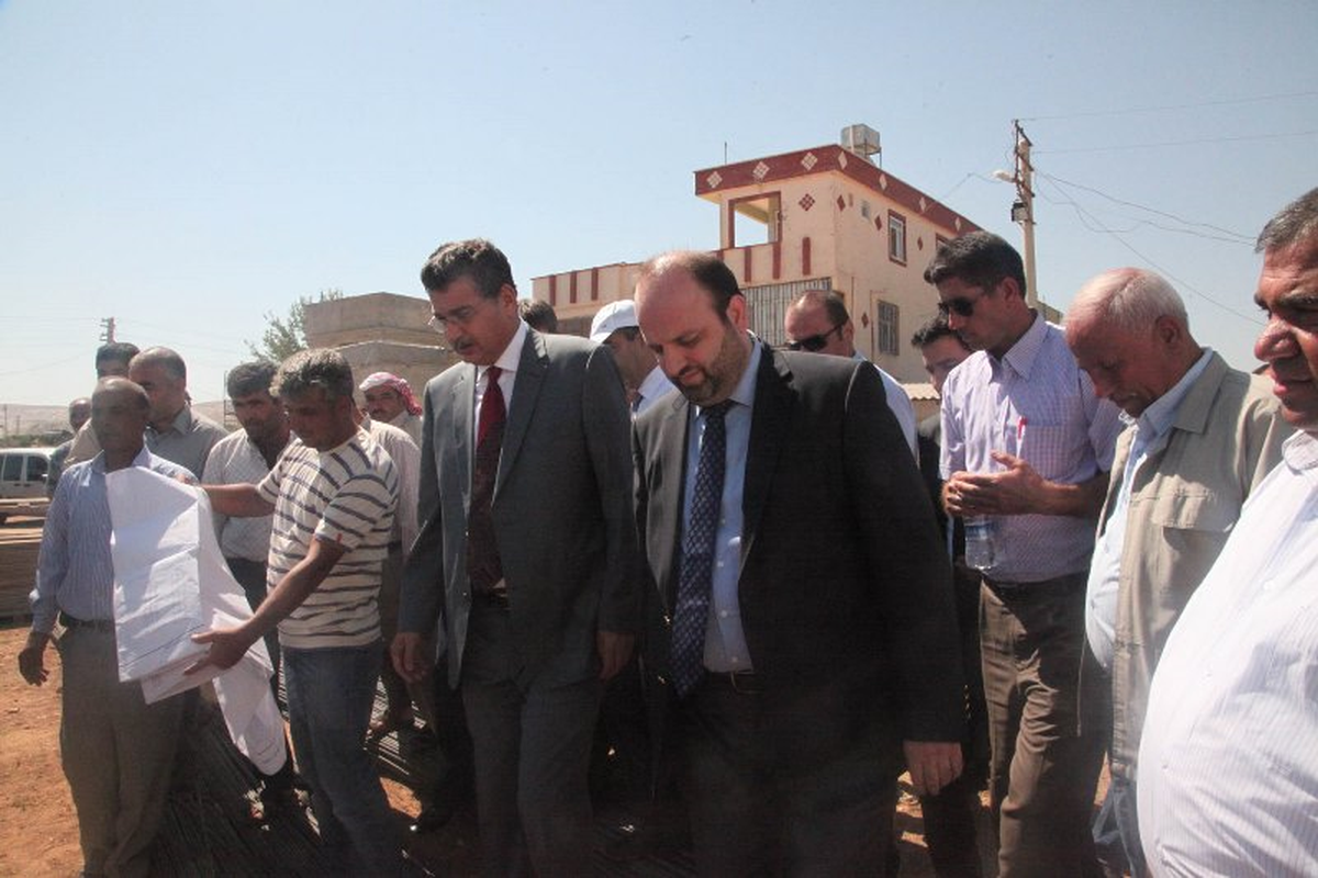 Urfa Valisi Güvenç, Temel Atma Törenine Katıldı