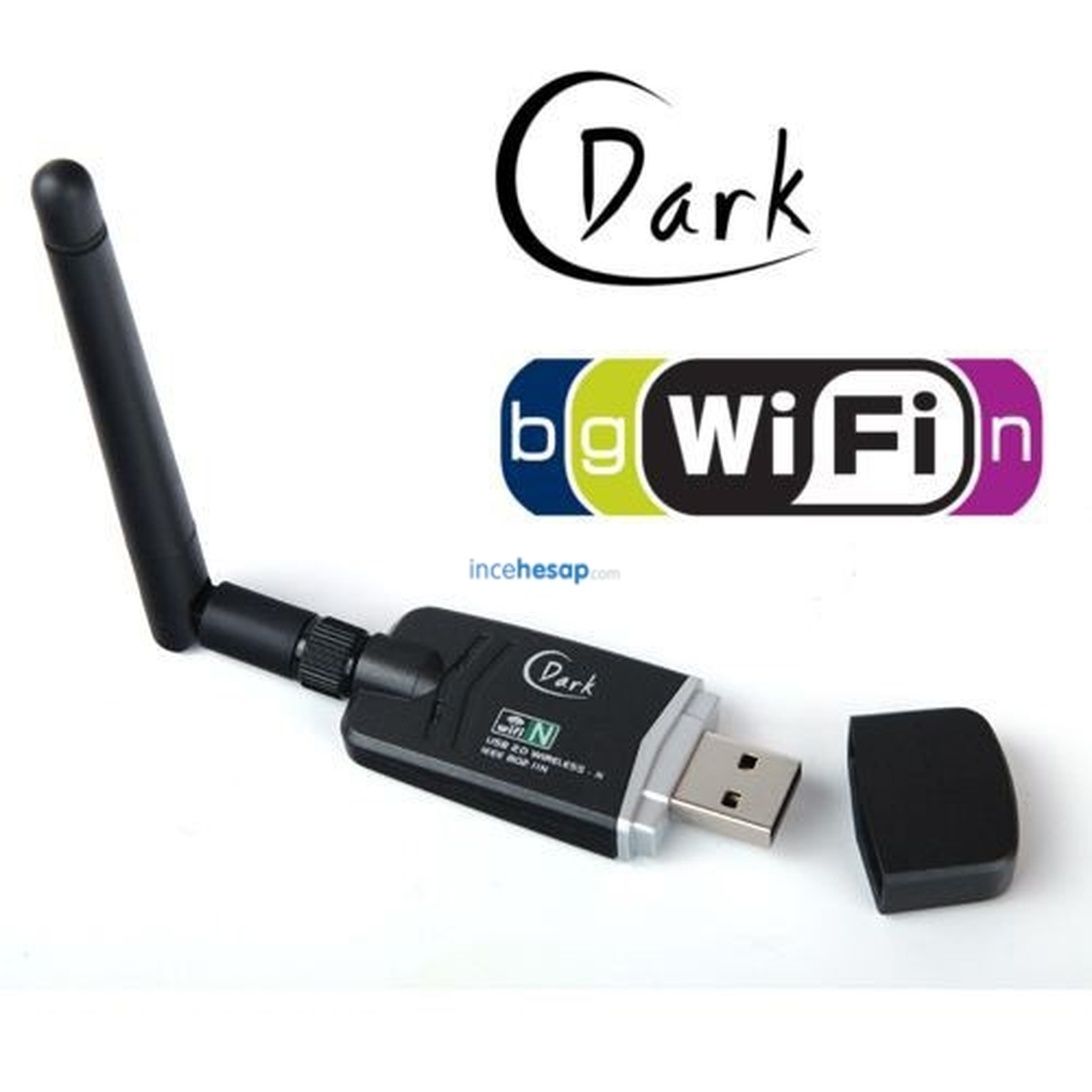 Dark 150mbps Kablosuz Antenli Usb Adaptör (Dk-Nt-Wdn150a)