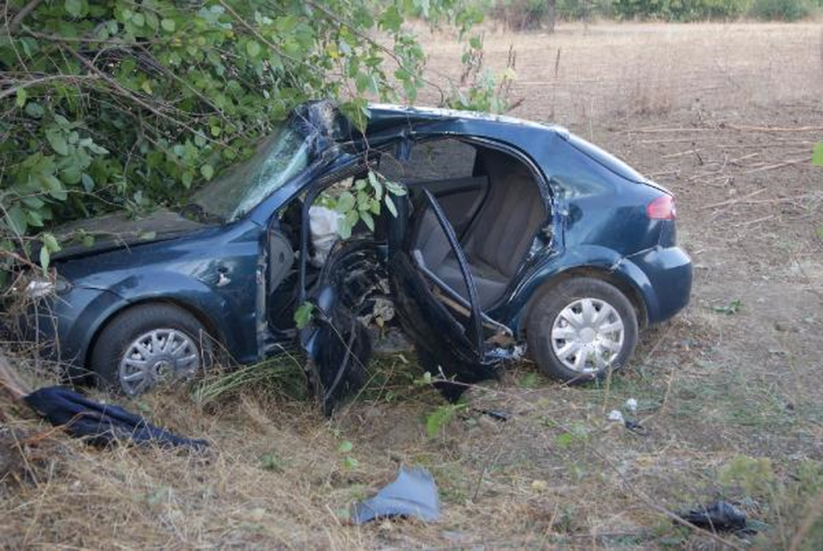 Hızla Girdiği Virajda Yol Kenarındaki Ağaca Çarptı: 2 Yaralı