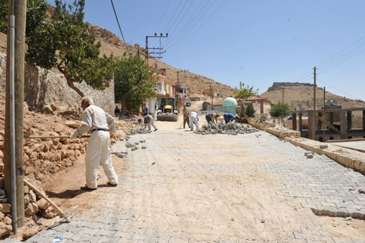 Mardin\'de Yol Yapım Çalışmaları