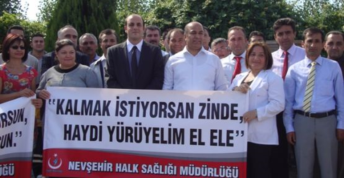 Nevşehir\'de Sağlıklı Yaşam Yürüyüşü Düzenlendi