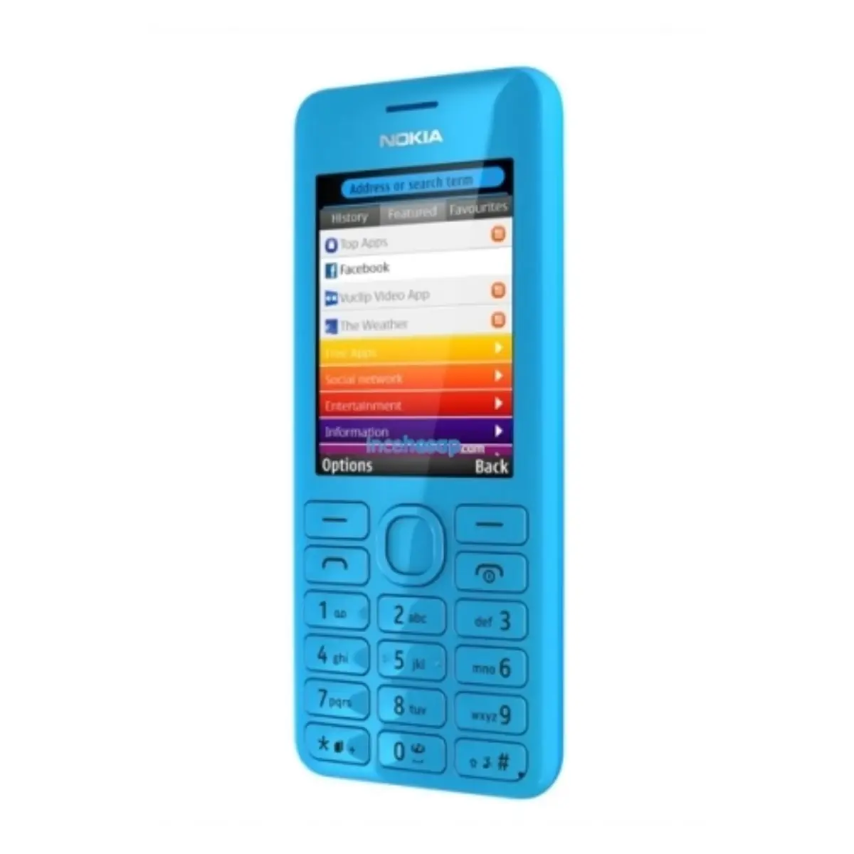 Nokia Asha 206 Mavi