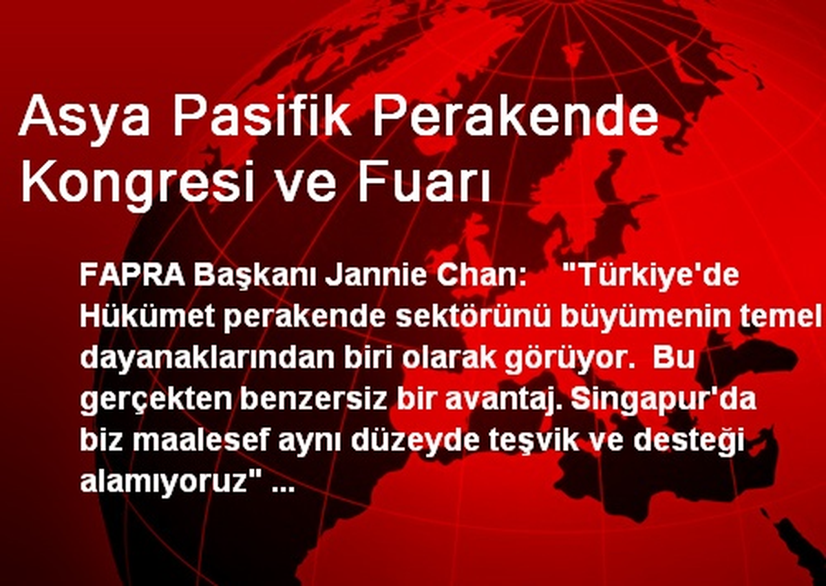 Asya Pasifik Perakende Kongresi ve Fuarı