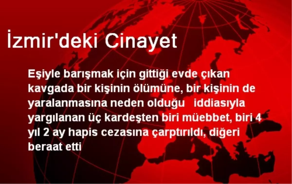 İzmir\'deki Cinayet