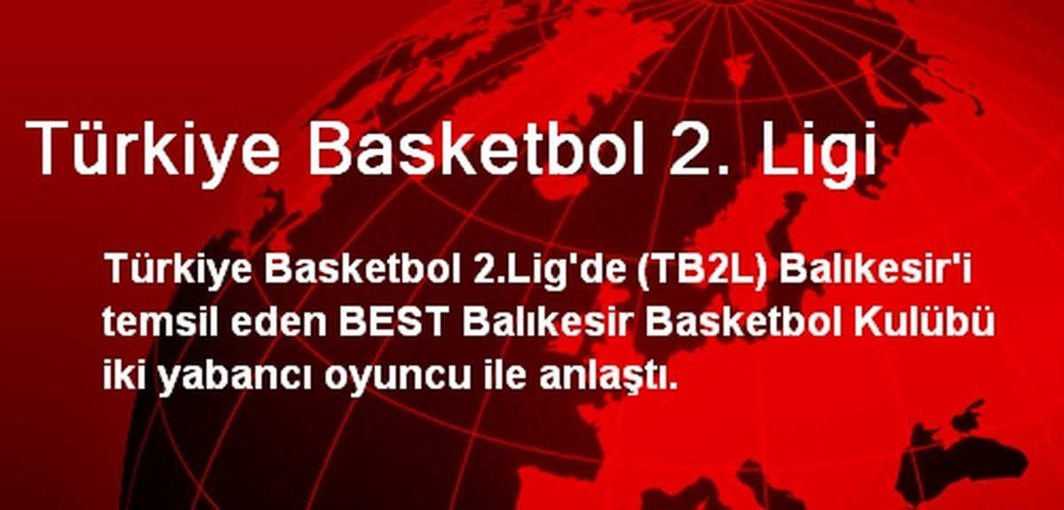 Türkiye Basketbol 2. Ligi