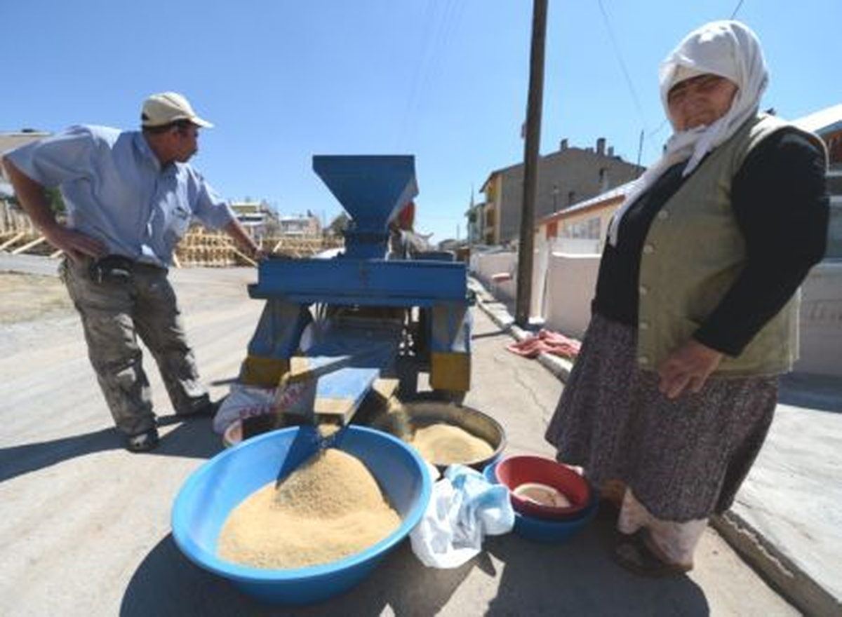 Seyyar bulgurcular iş başında SİVAS