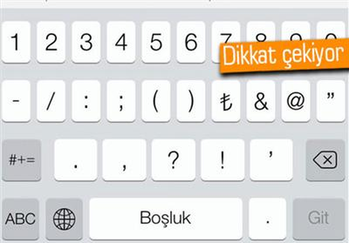 TL İkonu, İos 7\'nin En Beğenilen Yenilikleri Arasında
