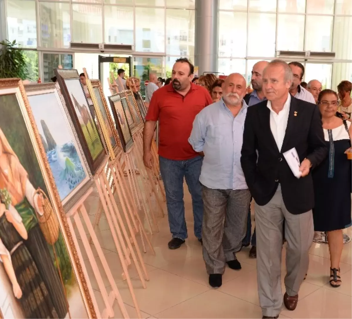 Ustaya Saygı Resim Sergisi Muratpaşa\'da