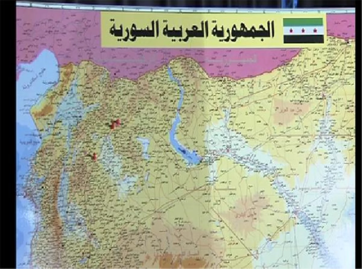 CHP, Hatay\'ı Suriye Topraklarında Gösteren Haritayı Sordu