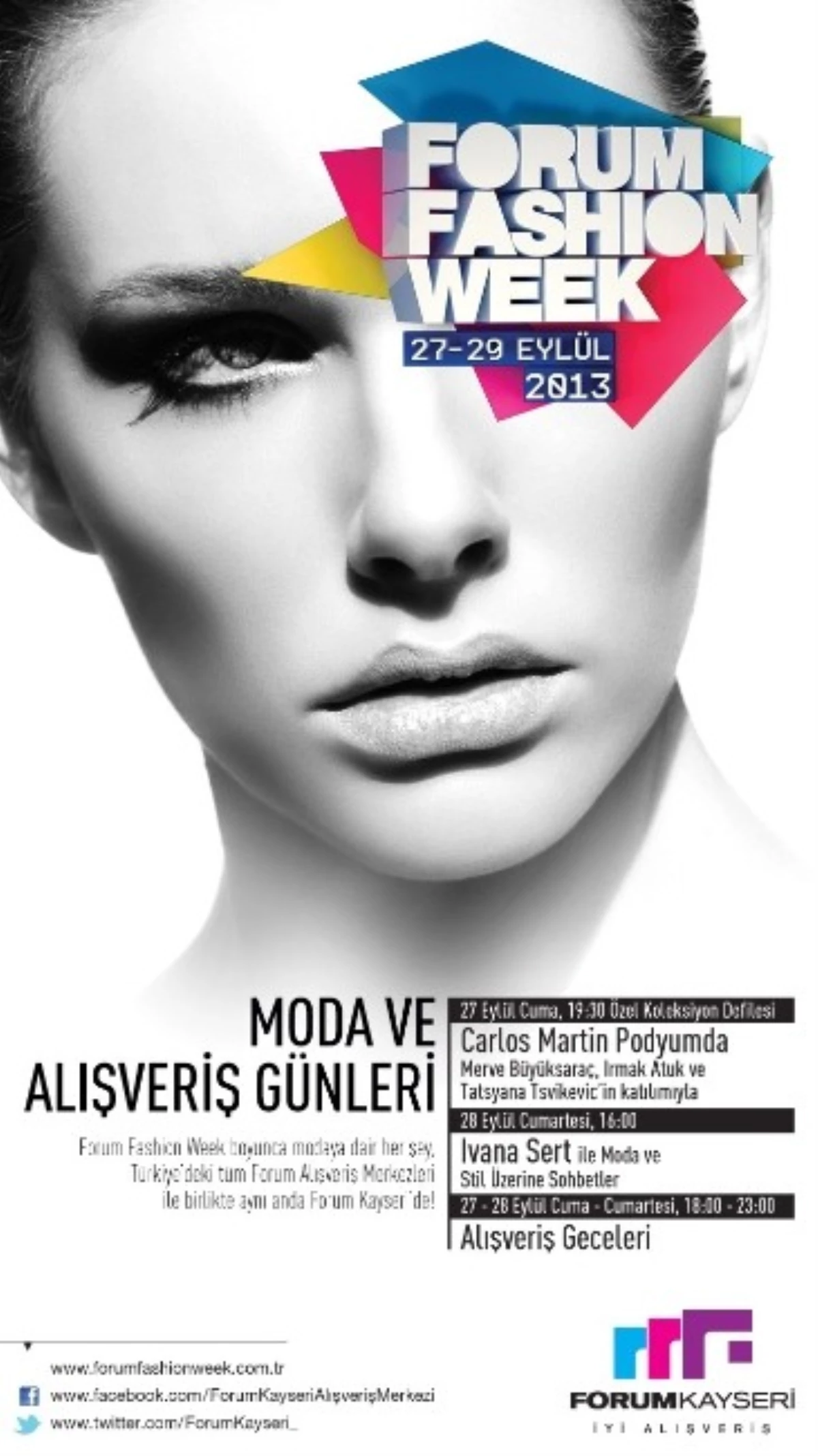 Forum Fashion Week 2013 Heyecanı Forum Kayseri\'yi Sarıyor