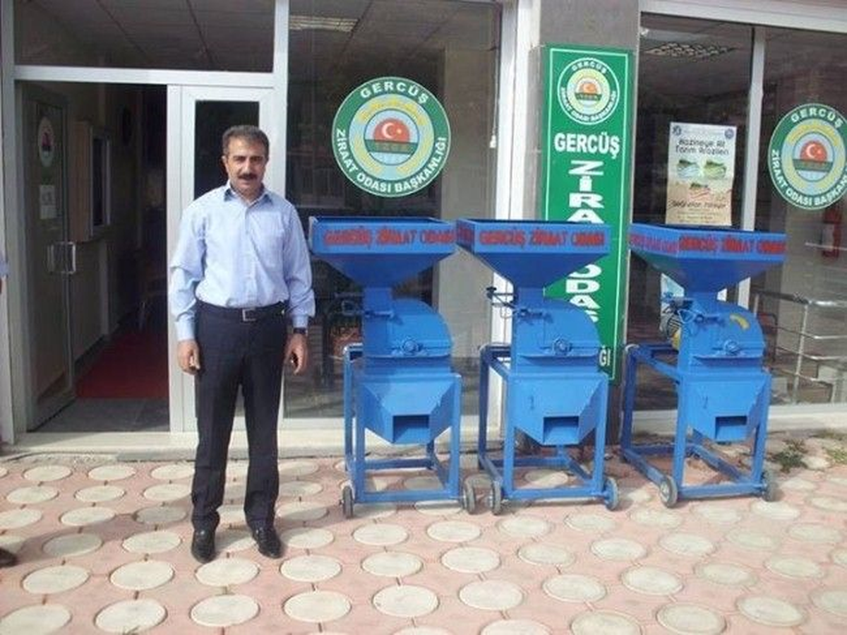 Gercüş Ziraat Odası\'nda 3 Yem Kırma Makinesi Hizmete Girdi
