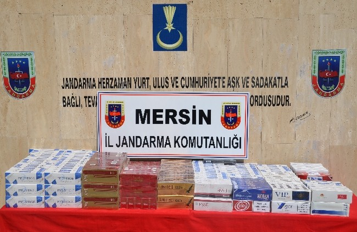 Mersin\'de 5 Bin Kaçak Sigara Ele Geçirildi